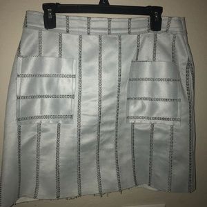 Light blue stiched skirt